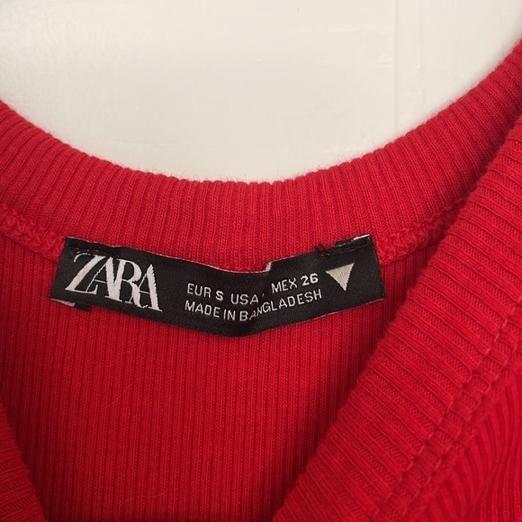 ZARA BODYCON MIDI DRESS - Picture 2 of 3